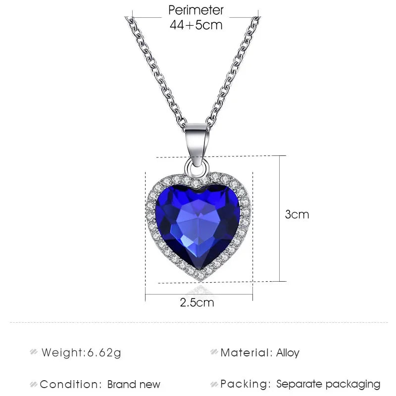 Beautiful Heart Pendant Necklace