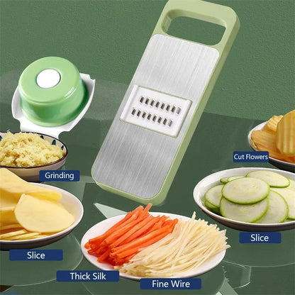 5-in-1 Multifunctional High-Quality Vegetable & Fruit Slicer With Five Changeable Blades