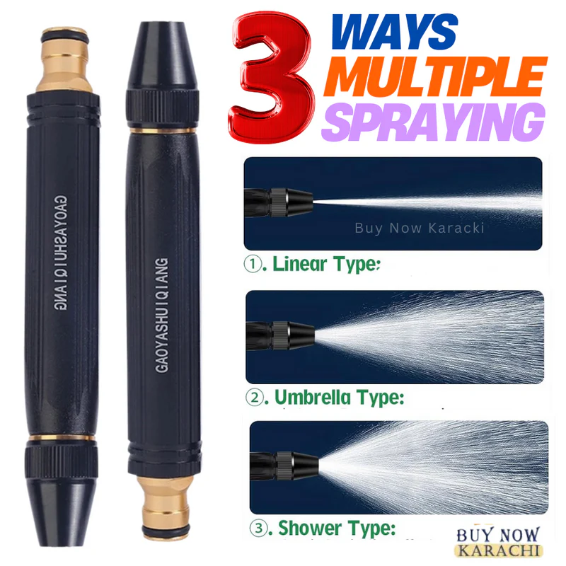 High-pressure Metal Brass Adjustable Nozzle Water Spray (IMPORTED)